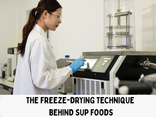 girl operating the freeze drying machine in lab coat