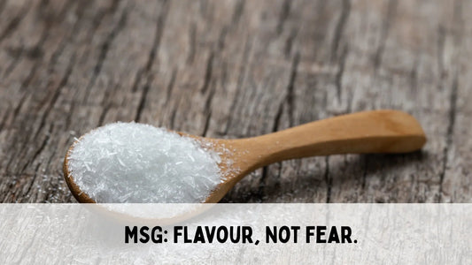 MSG seasoning used in authentic Asian soup cooking